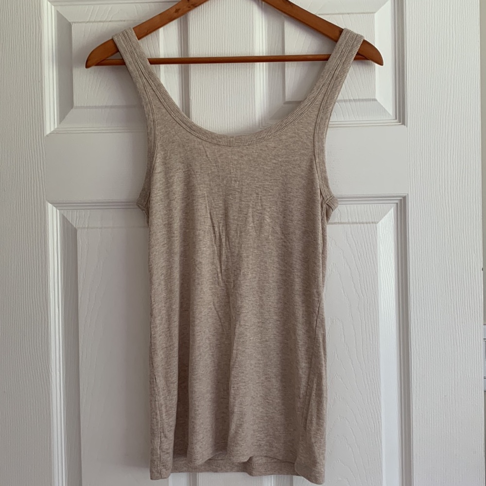 SOLD AE Real Soft Ribbed Nude Tank - Picture 5 of 5